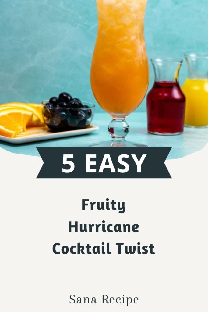 🍹 Fruity Hurricane Cocktail Twist – A Tropical Escape in Every Sip!