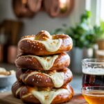 Mozzarella Stuffed Soft Pretzels Recipe