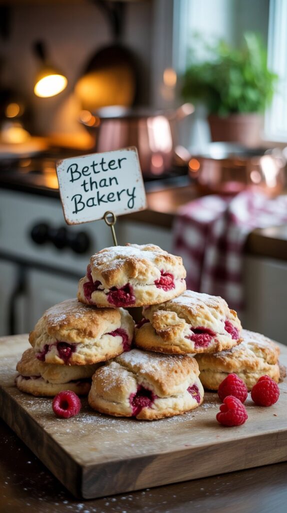 Better Than Bakery Raspberry Scones