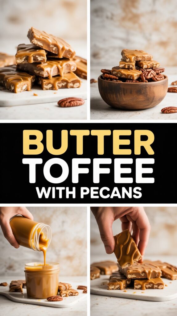 Butter Toffee with Pecans – A Sweet, Crunchy Delight