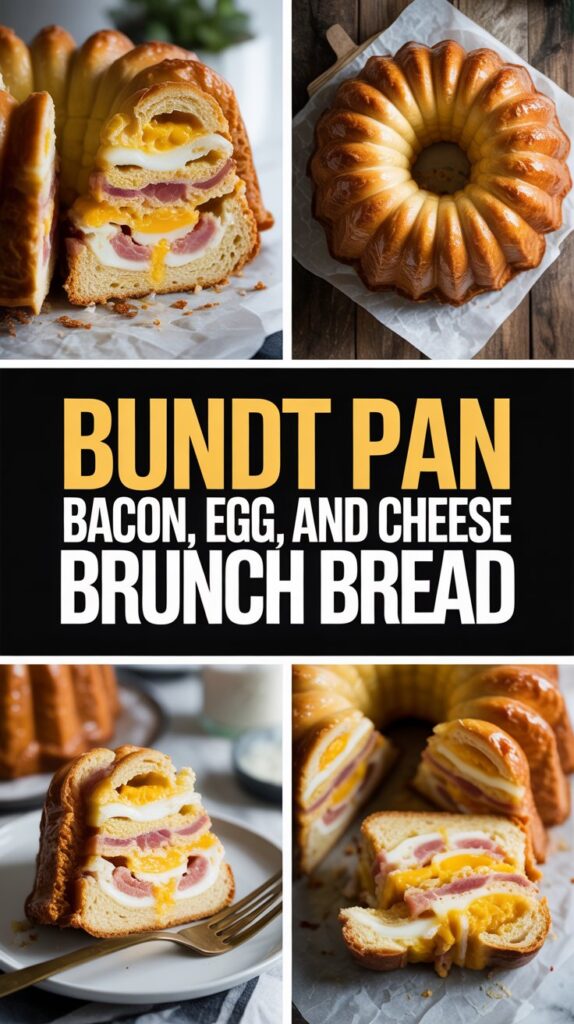 Bundt Pan Bacon, Egg, and Cheese Brunch Bread