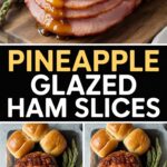 Pineapple Glazed Ham Slices