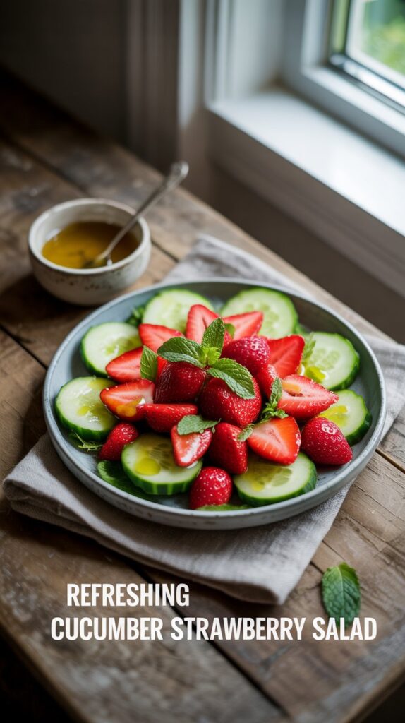 Refreshing Cucumber Strawberry Salad Recipe for Summer