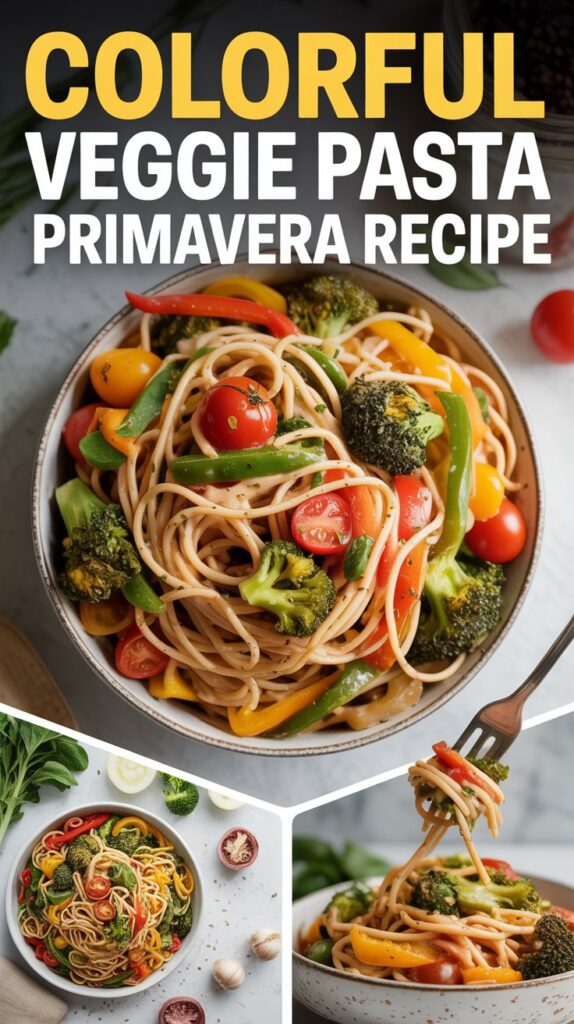 Colorful Veggie Pasta Primavera Recipe