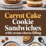 Carrot Cake Cookie Sandwiches