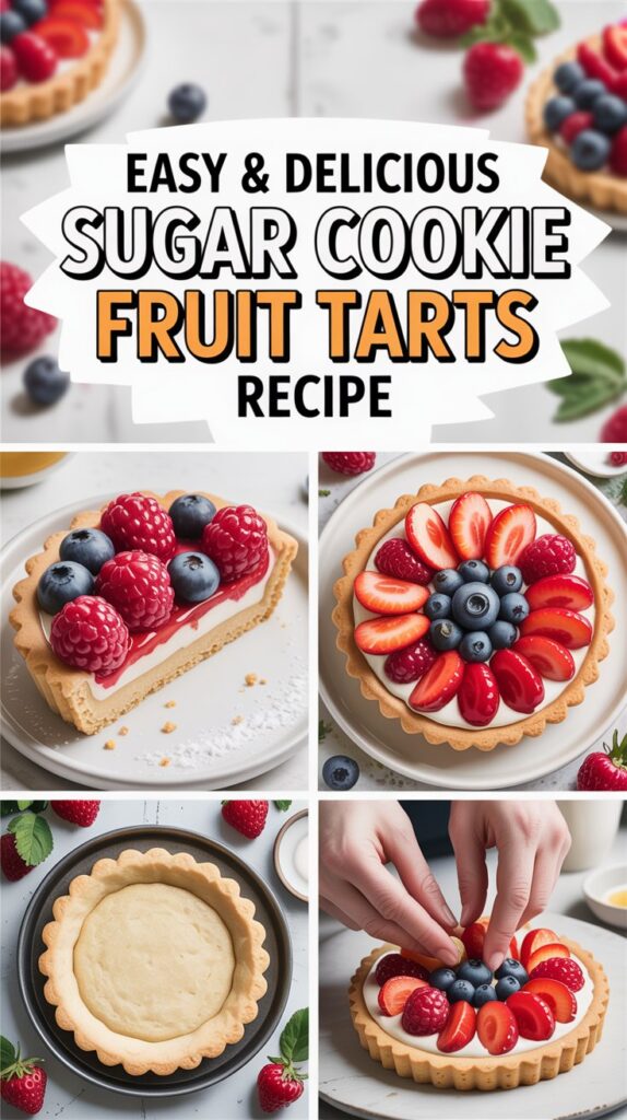 Easy & Delicious Sugar Cookie Fruit Tarts Recipe