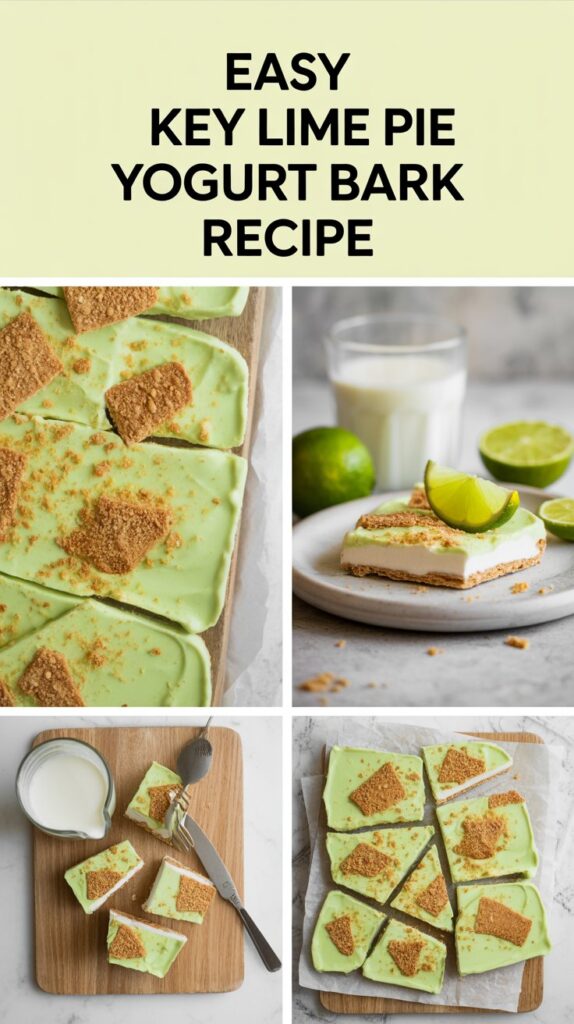 Easy Key Lime Pie Yogurt Bark Recipe