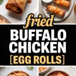 Fried Buffalo Chicken Egg Rolls
