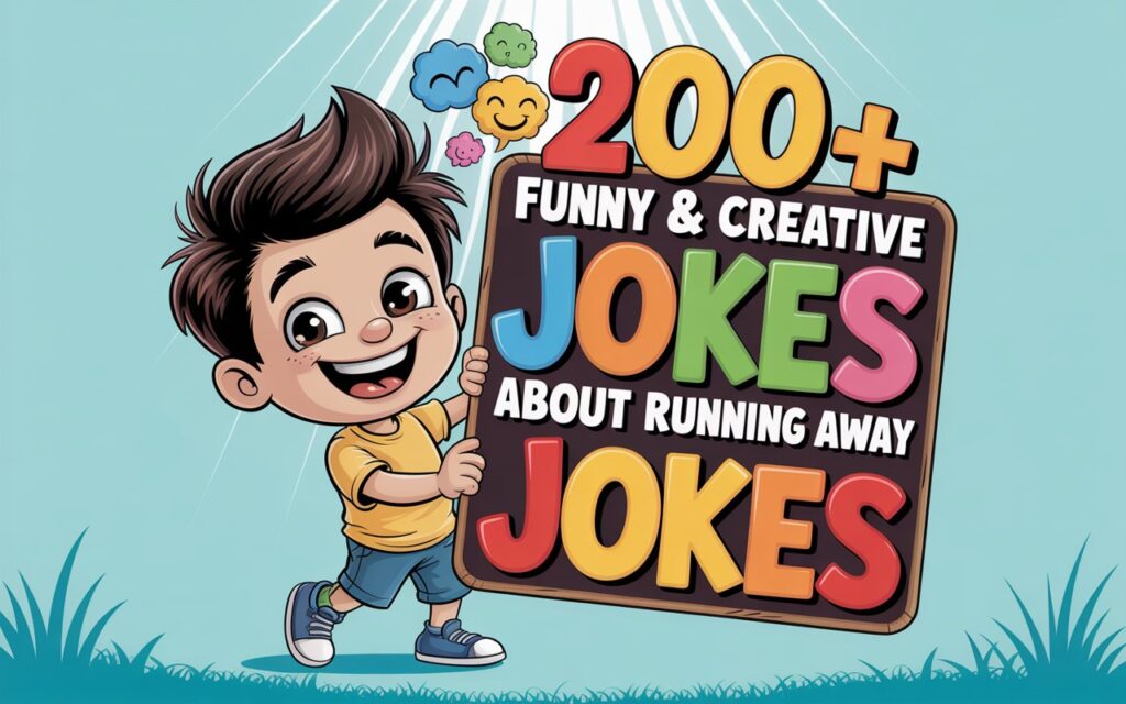 Funny & Creative Jokes About Running Away