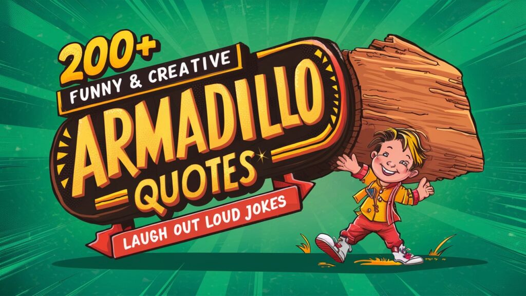 Funny & Creative Armadillo Quotes