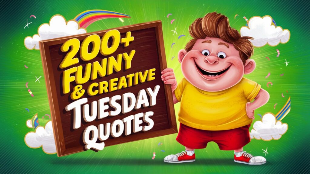 Funny & Creative Tuesday Quotes