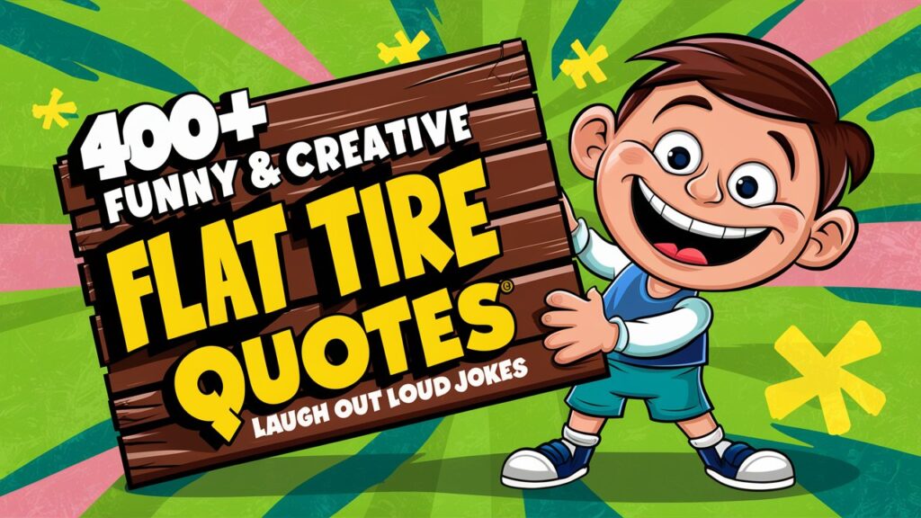 Funny & Creative Flat Tire Quotes