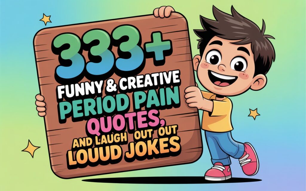 Funny & Creative Period Pain Quotes