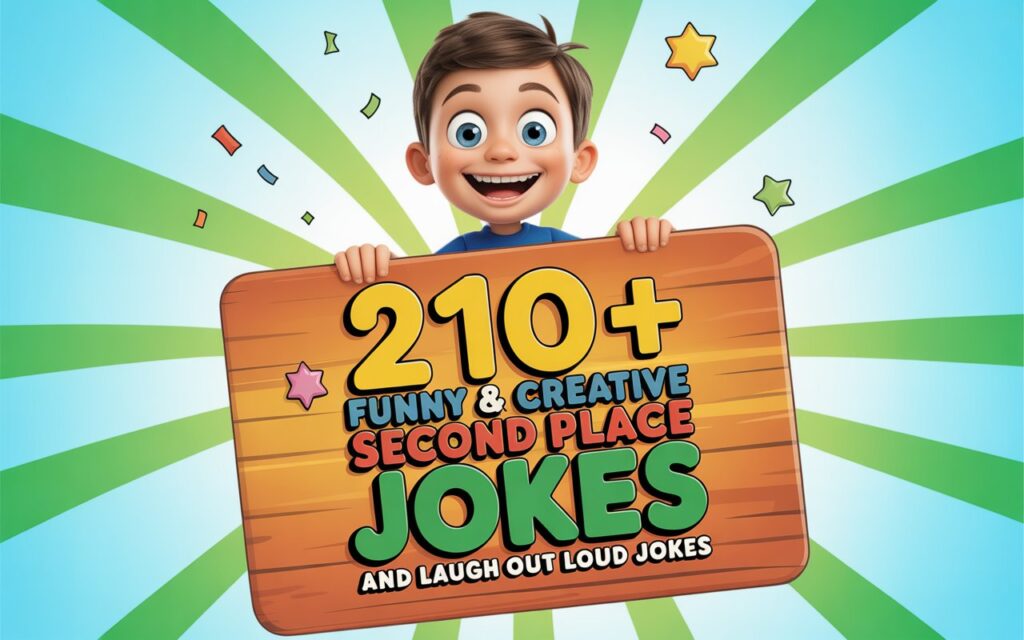 Funny & Creative Second Place Jokes