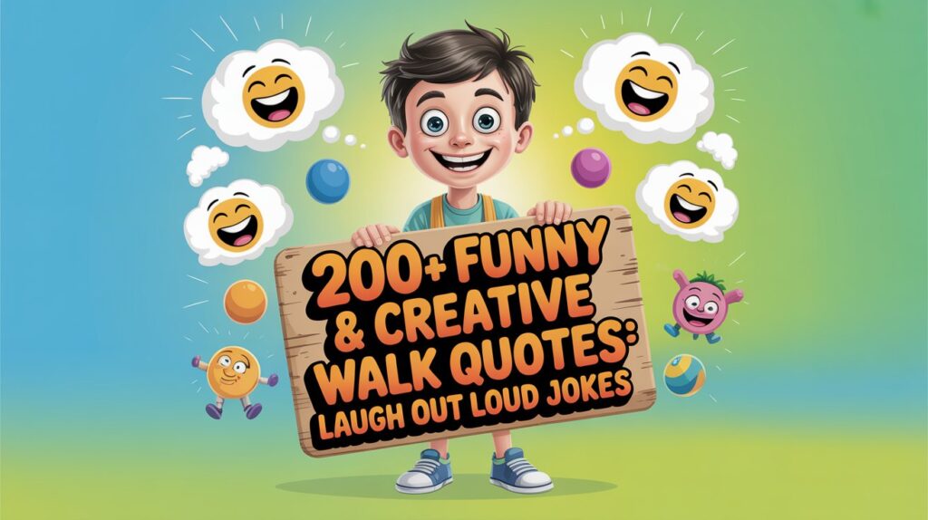Funny & Creative Walk Quotes