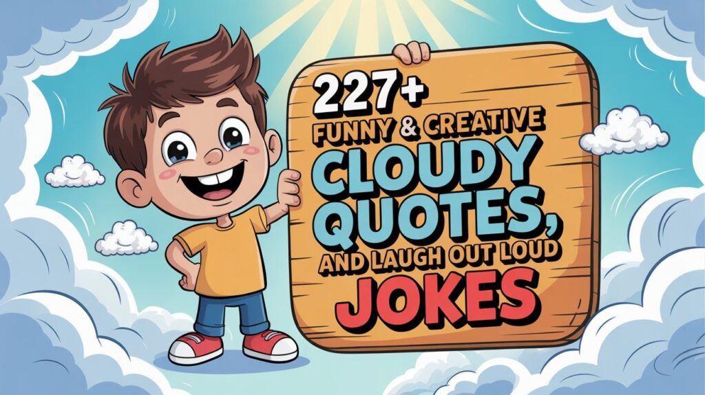Funny & Creative Cloudy Quotes