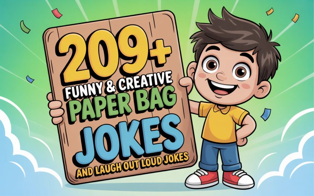 Funny & Creative Paper Bag Jokes. A witty collection of humor and puns perfect for all ages."
