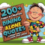 200+ Funny & Creative Dining Alone Quotes