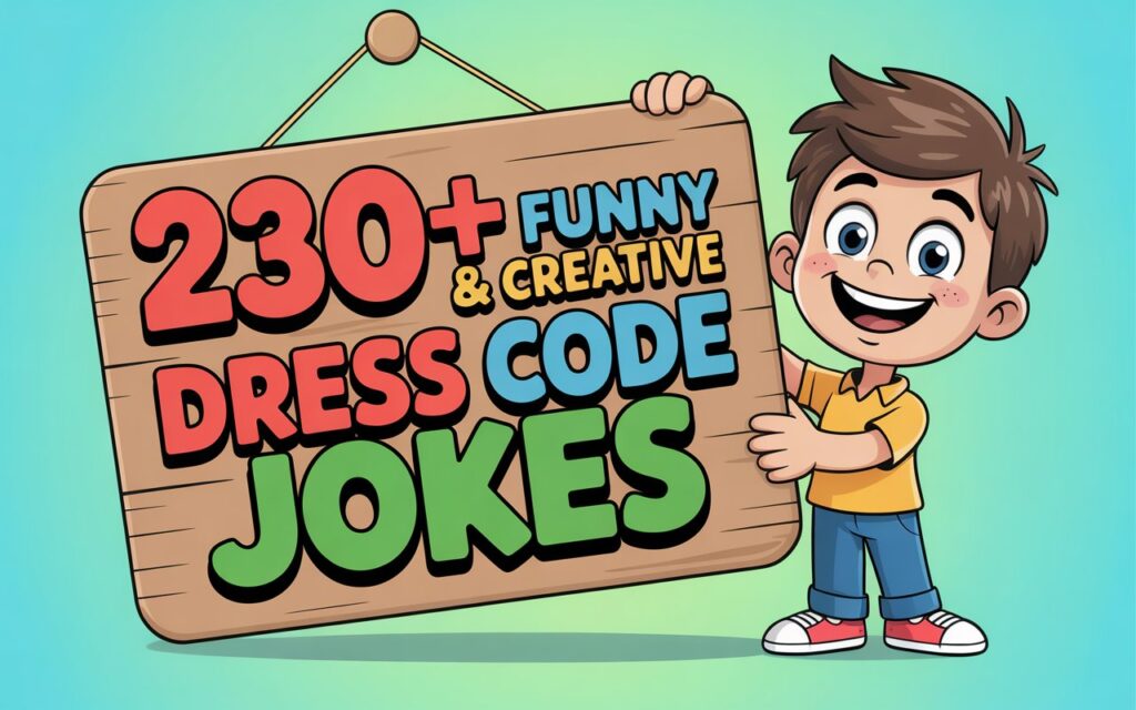 230+ Funny & Creative Dress Code Jokes