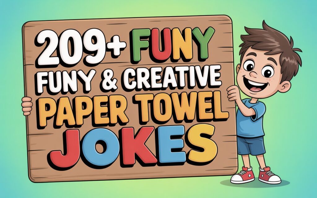 Funny & Creative Paper Towel Jokes