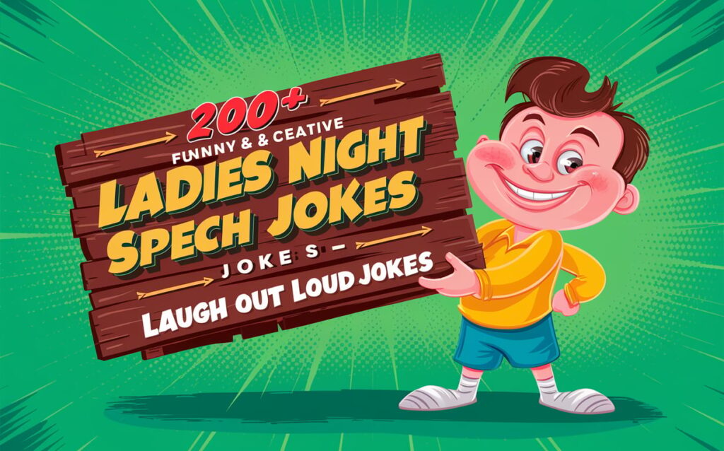 Funny & Creative Ladies Night Speech Jokes