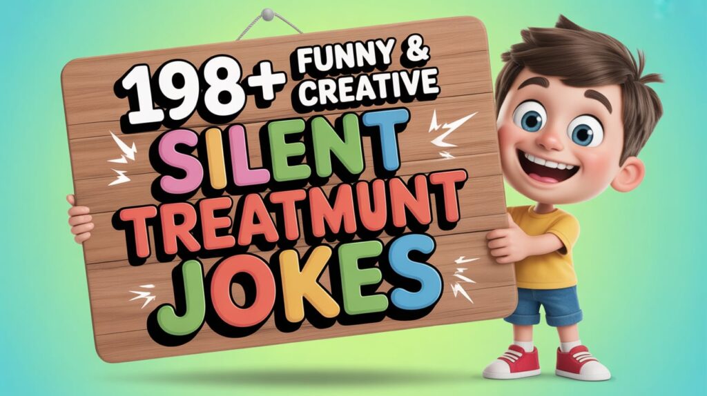 Funny & Creative Silent Treatment Jokes