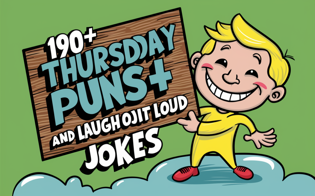 190+ Thursday Puns That Are Pre-Weekend Fun 😄