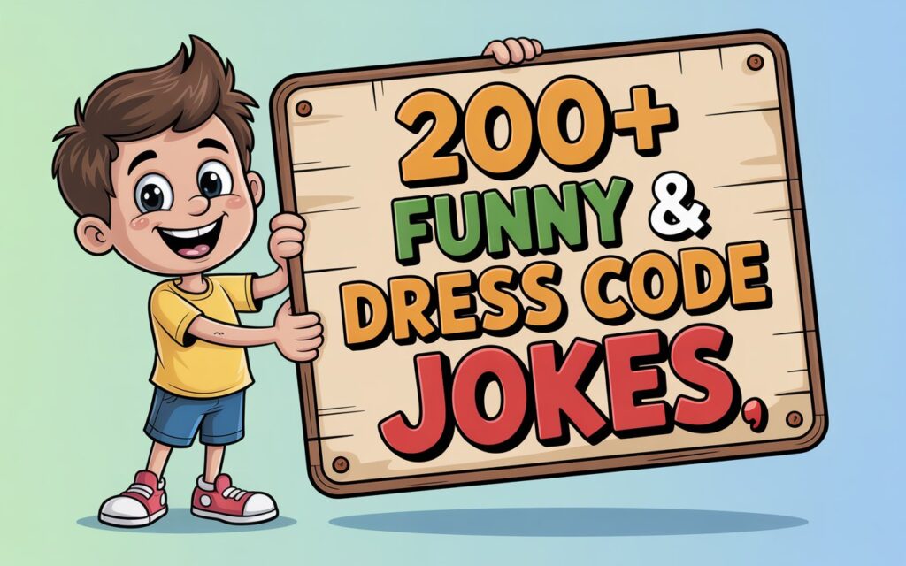 200+ Funny & Creative Dress Code Jokes