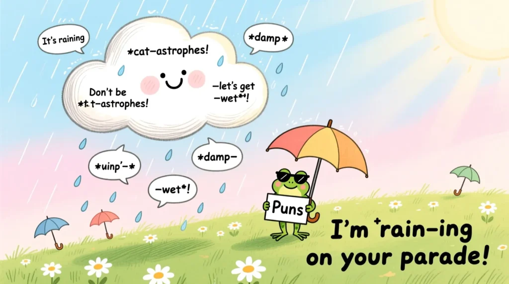 Rain Puns